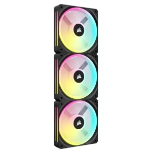 Bộ 3 quạt Corsair iCUE LINK QX120 RGB kèm iCUE LINK Hub (CO-9051002-WW)