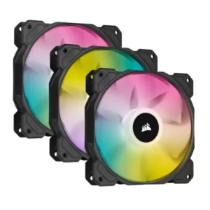 Bộ 3 quạt Corsair iCUE SP120 RGB Elite kèm Lighting Node CORE