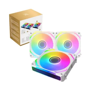 Bộ 3 quạt Xigmatek STARLINK ULTRA ARGB WHITE