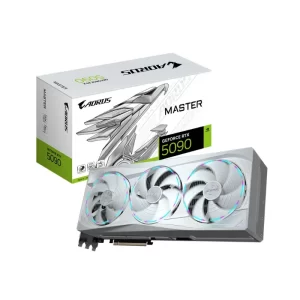 Card màn hình GIGABYTE AORUS GeForce RTX 5090 MASTER ICE 32G (GV-N5090AORUSM ICE-32GD)