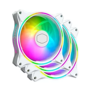 Fan Cooler Master MasterFan MF120 Halo White Kit 3 Fan