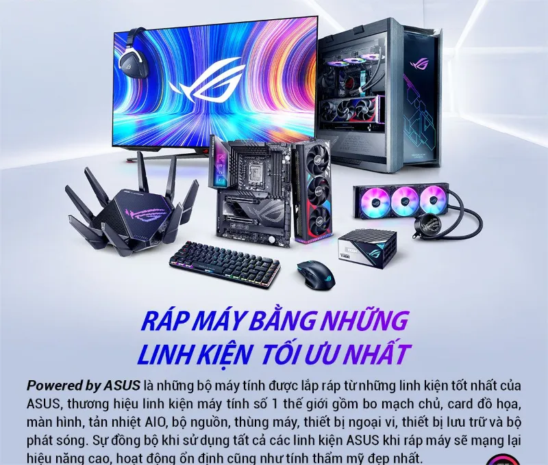 PC GVN G-STUDIO AMD R9-7950X3D/ VGA RX 7900 XTX (Powered by ASUS)