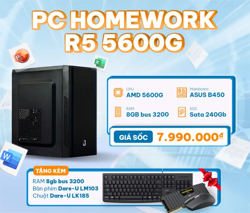 PC GVN Homework R5 5600G