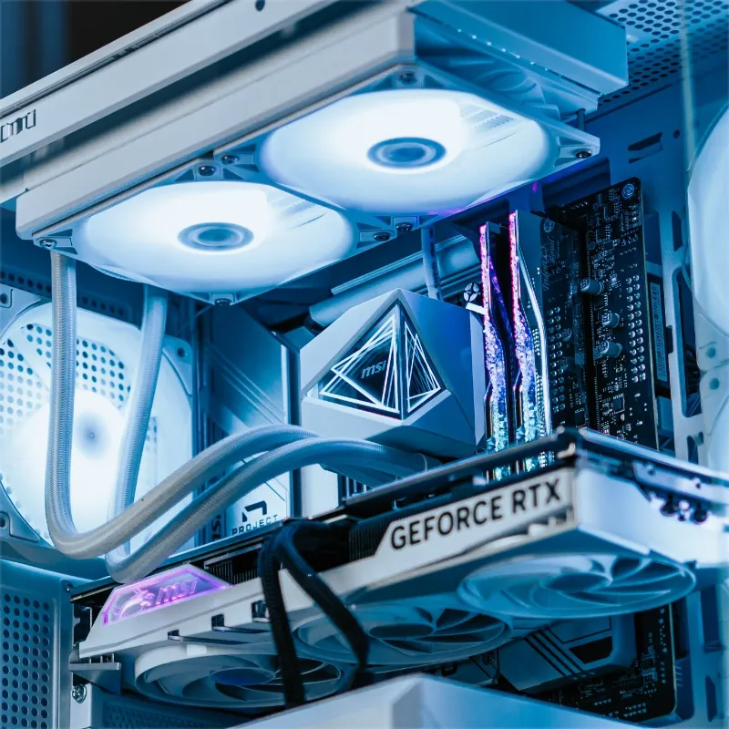 PC GVN x MSI PROJECT ZERO WHITE (Intel i5-14400F/ VGA RTX 5060)
