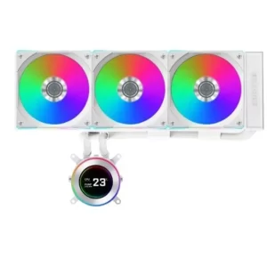 Tản nhiệt AIO Lian Li HydroShift LCD 360TL Wireless Fan White (G89.GHS2LCD36TW.00)