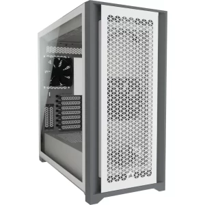 Vỏ máy tính Corsair 5000D Airflow TG White - (CC-9011211-WW)