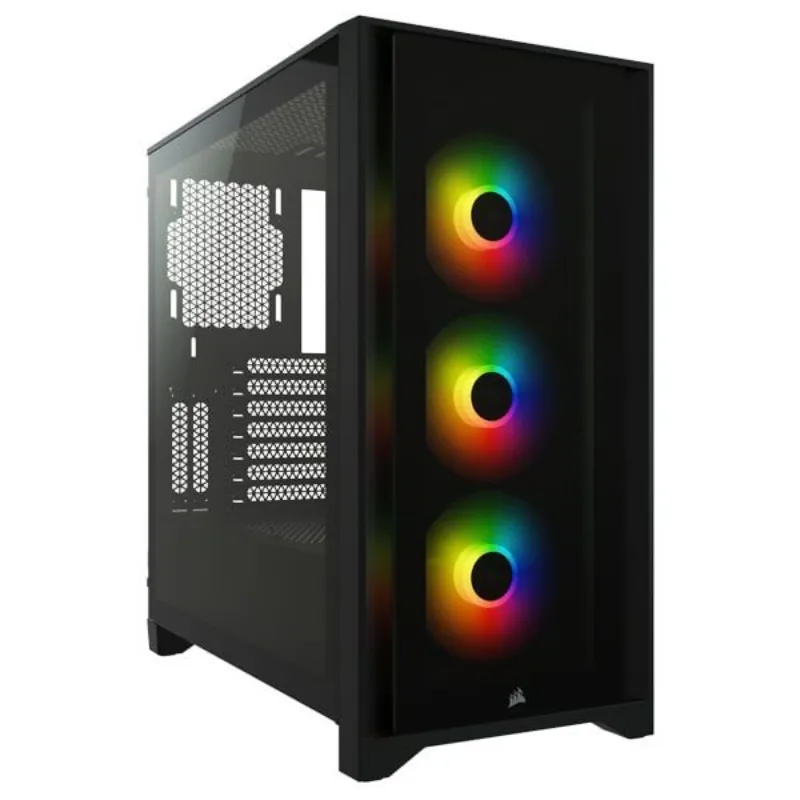 Vỏ máy tính Corsair iCUE 4000X RGB TG Black (CC-9011204-WW)